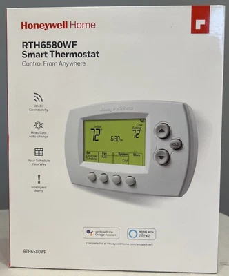 Honeywell Home Smart WiFi 7-Day Programmable Digital Thermostat (RTH6580WF) - Image 1 of 4
