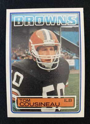1983 Topps - Tom Cousineau #246 (RC)/Cleveland Browns - Image 1 of 2