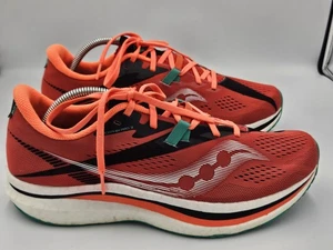 Saucony Endorphin Pro 2 Scarlet Black Running Shoes Sneakers Men’s US Size 10.5 - Picture 1 of 7