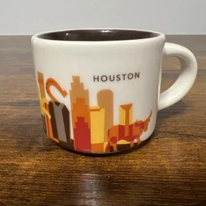 Starbucks You are Here Houston 2 Oz. Expresso Shot Cup Euc - Picture 1 of 7