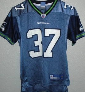 #37 Camiseta de fútbol Shaun Alexander Seattle Seahawks Reebok juvenil mediana - Imagen 1 de 2