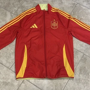 Spanien Adidas Wendehymne Trainingsjacke Training Fußball Soccer Small rot - Bild 1 von 14