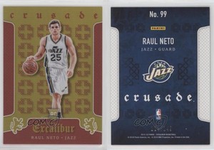 2015-16 Panini Excalibur Crusade Red /149 Raul Neto #99 Rookie RC