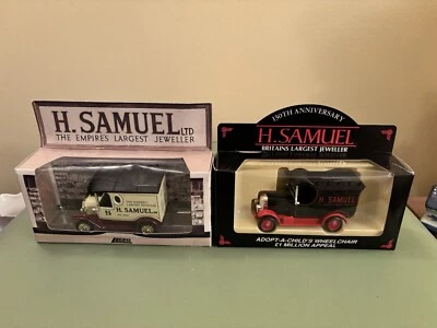 Lledo Days Gone Morris Van H Samuel  x 2 Die Cast Vehicles - Image 1 of 4