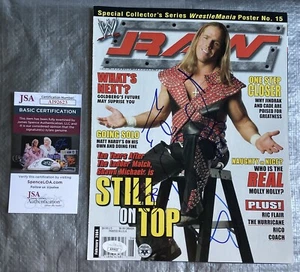 SHAWN MICHAELS SIGNED WWF/WWE MAGAZINE COVER JSA AUTHENTICATED AI92623 - Picture 1 of 1