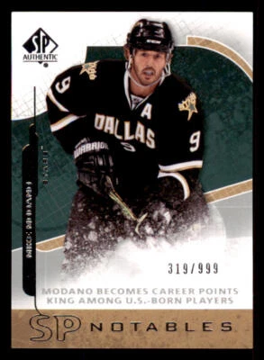 2008-09 SP Authentic #134 Mike Modano N /999 - Image 1 of 2