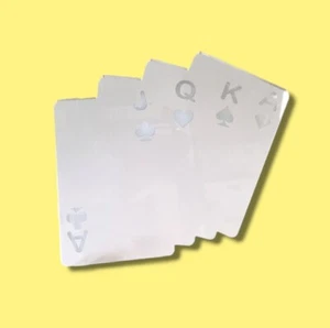 Poker Cards Shaped Acrylic Mirrors - Various Sizes - Picture 1 of 1