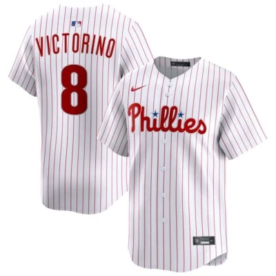 Philadelphia Phillies Shane Victorino Nike White 2025 Retired MLB Limited Jersey - Image 1 of 3