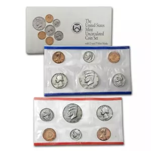 1992 P&D Mint Set Brilliant Uncirculated US with Envelope & COA (10 Coin Set) - Picture 1 of 4
