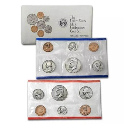 1992 P&D Mint Set Brilliant Uncirculated US with Envelope & COA (10 Coin Set) - Image 1 of 4