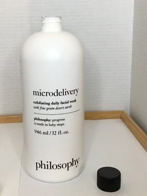 Lavado facial exfoliante diario Philosophy the Microdelivery 32 OZ con BOMBA SELLO NUEVO Foto 1 de 4