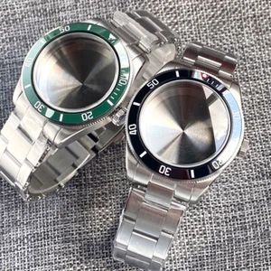 20ATM 40 mm arco cristal zafiro estuche bisel de cerámica ajuste NH34 NH35 NH36 2824 - Imagen 1 de 31