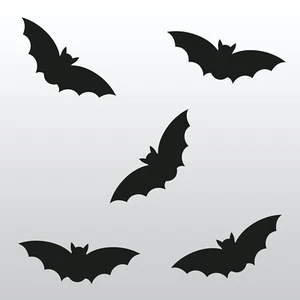 Bats Halloween Vinyl Window Wall Art Sticker Decal Home Decor - Picture 1 of 2