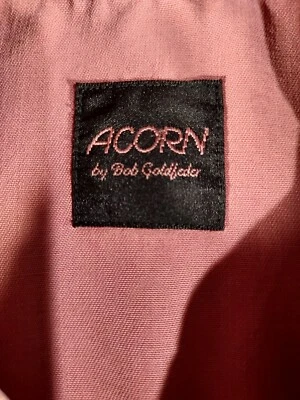 Mens Large Long-Sleeved Tencel Button-up Acorn By Bob Goldfeder  - Image 1 of 4