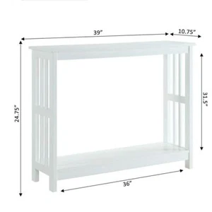 Convenience Concepts Console Table 31.5" H X 39.5" L, Standard Rectangle Wood - Picture 1 of 6