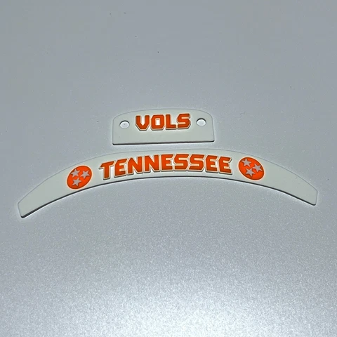 Tennessee Volunteers Speed White/Orange Mini Helmet 3D Bumper Set Cover