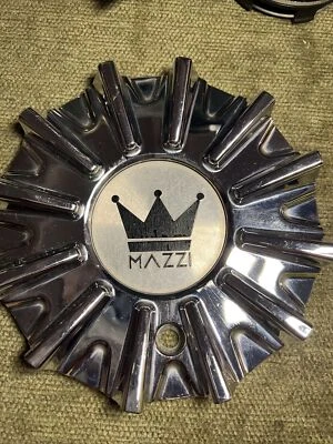 Tapa central cromada para ruedas MAZZI # C10D40-C01-CAP LG1607-05 Foto 1 de 4