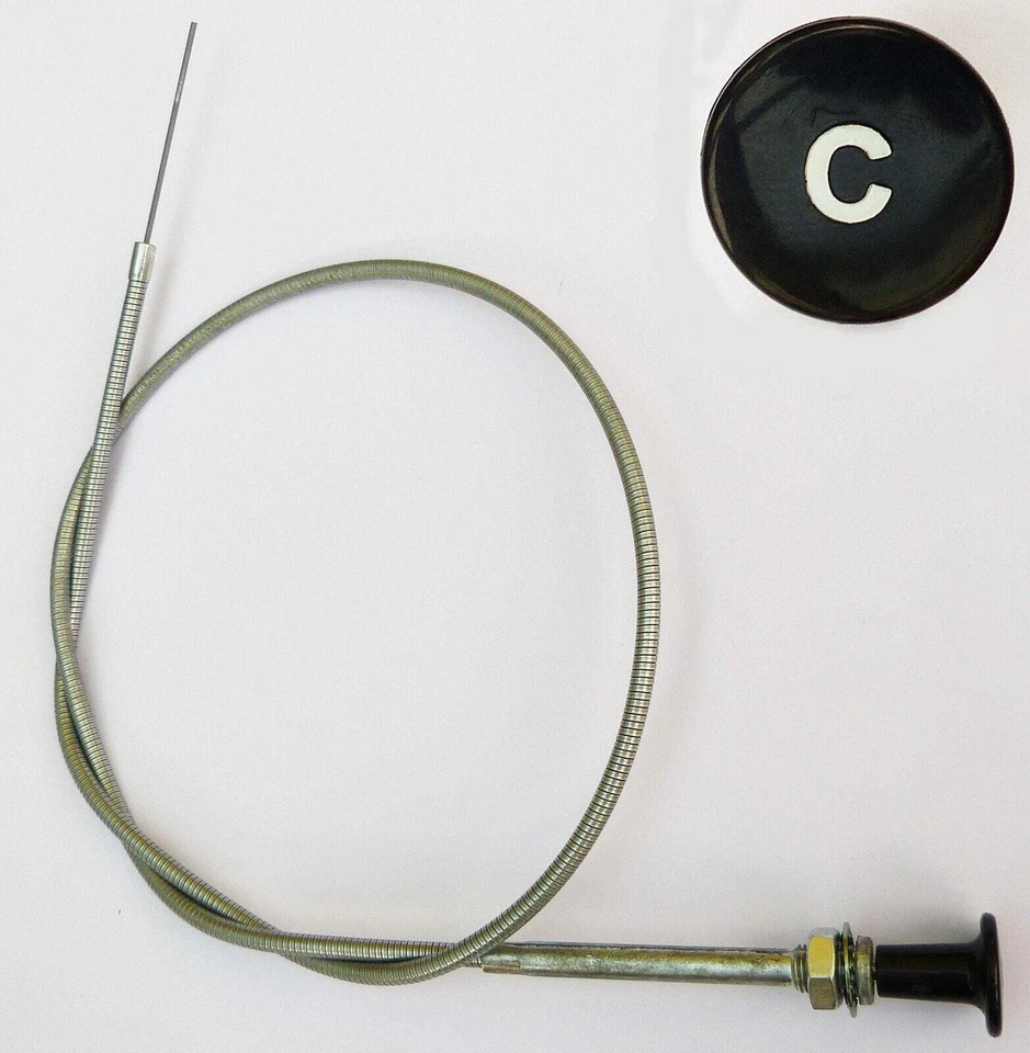Choke Cable for Austin Healey Frogeye Sprite Mk1, Austin A30 & A35, 2A2086 - Image 1 of 1