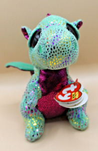 Ty Beanie Boos Cinder The Green Dragon Plush Toy