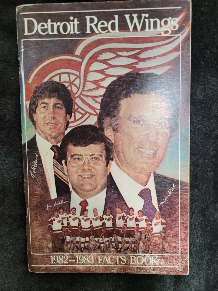 1982-83 Detroit Red Wings Fact Book Collectors Item - Image 1 of 1