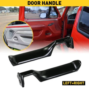Pair Black Metal Inside Door Handles LH RH For 1987-1996 Ford Bronco Accessories - Bild 1 von 17