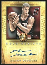 2015-16 Panini Gold Standard Gold Scripts #SCMP Mason Plumlee Autograph /99