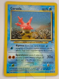 Corsola ® Neo Discovery 37/75 ® Non Comune ® Pokemon ® Italiano ® Good - Foto 1 di 4