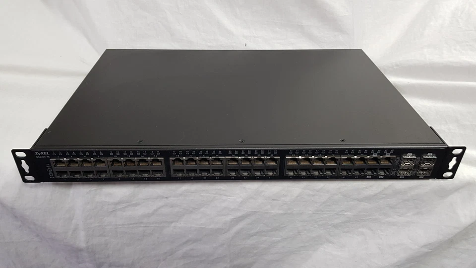 ZyXEL gs2200-48 48 Port Gigabit Ethernet Switch with Rackmount Ears ONLY - Image 1 of 4