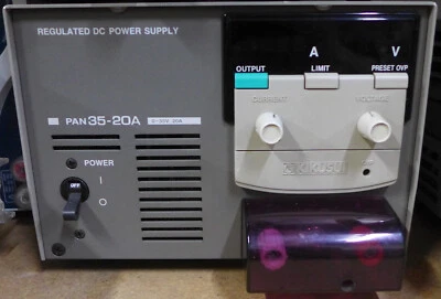 Fuente de alimentación Kikusui PAN 35-20A 700W 0-35V 0-20A DC - ¡Probada y funcionando! #1 Foto 1 de 4