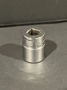 Snap-On FS201 3/8" Drive 6-Point SAE 5/8" Flank Drive Shallow Socket, Chrome - Bild 1 von 9