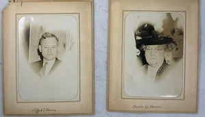 Vintage Set of 2 Photo Portraits Alpine Village Playhouse Square Cleveland Ohio  - Picture 1 of 5