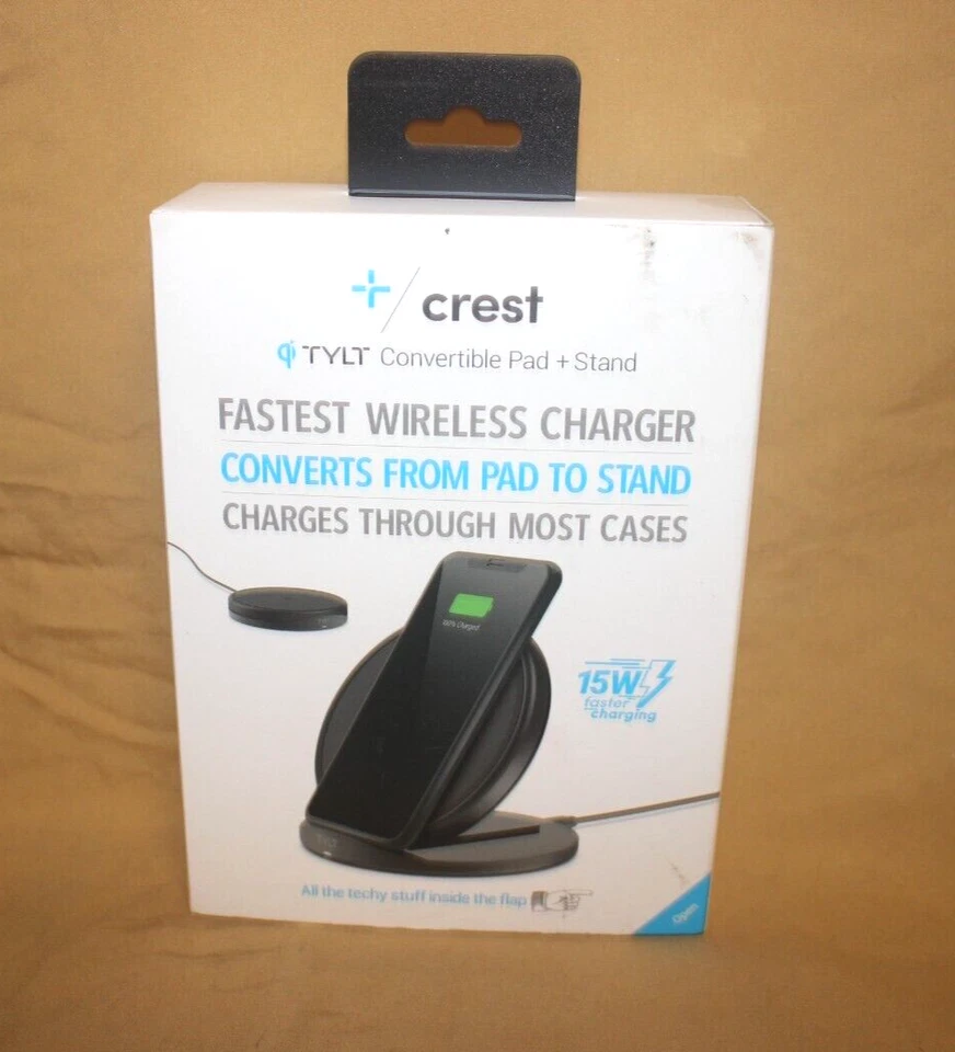 Crest TYLT Convertible Charging Pad & Stand Fastest Wireless Charger - Image 1 of 1