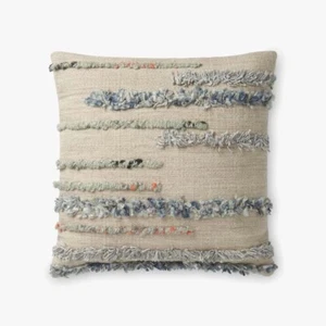 JOANNA GAINES beige Kissen DAUNEN GEFÜLLT 22X22 BASTLER MAGNOLIE HOME FARMS NW - Bild 1 von 1