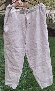 H&M Sommerhose für Damen - Leinen - naturfarben - Größe XXL - Bild 1 von 4