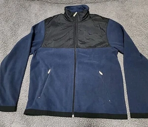 Nike Herren Navy und Schwarz Jacke Fleece Full Zip Größe Medium  - Bild 1 von 7