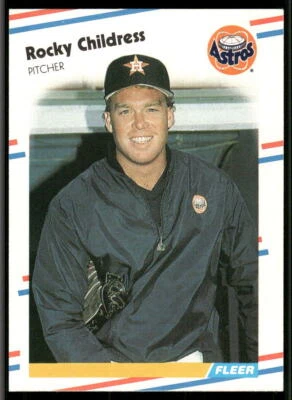 1988 Fleer #442 Rocky Childress - Image 1 of 2