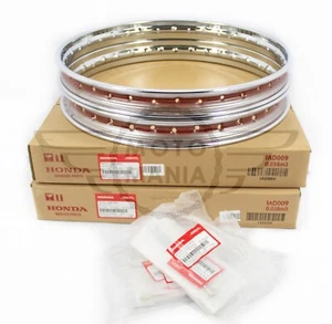 Llanta delantera y trasera con radios Honda C50 C70 C90 llanta 1.4x17 y 1.2x17 - Imagen 1 de 3