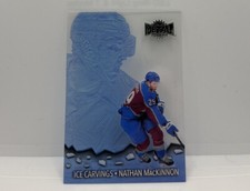 Nathan MacKinnon ICE CARVINGS 2021-22 NHL Metal Universe Skybox Hockey #IC-5