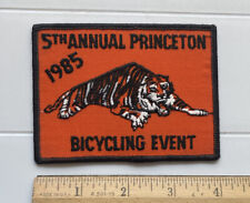 5th Annual Princeton Bicycling Event 1985 Bike Ride Souvenir Embroidered Patch
