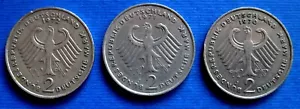 Germany 2 Mark Coins 1970–1972 – Circulated Deutsche Coins - Picture 1 of 2