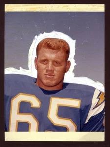 1964 Topps Fútbol Obra de Arte Original #158 Sam Gruniesen Chargers T0188 - Imagen 1 de 2