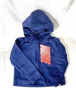 Nike Dri-Fit Blue, Full Zip Jacket, Boys, Size 4/XS (3-4 Years) - Picture 1 of 1