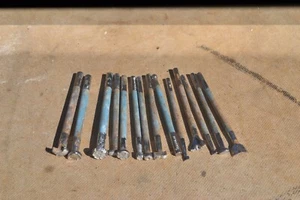 Estampillas de herramientas de trabajo de cuero vintage de 14 piezas - Imagen 1 de 2