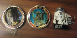 NEU Star Wars M&M Blechsets trauriger Yoda Anakin Vader R2-D2 Spender mit Süßigkeiten - Bild 1 von 4