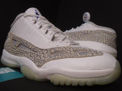 Nike Air Jordan XI 11 2003 retro bajo es decir blanco cemento gris azul cobalto Zen nuevo 12 Foto 1 de 4