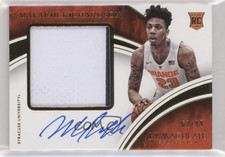 2016 Immaculate Collegiate /99 Malachi Richardson #51 RPA Rookie Patch Auto RC