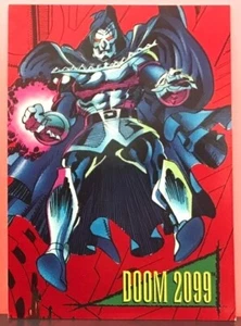 Marvel Universe 4 Red Foil Chase Card # 1. Doom 2099. SkyBox 1993. - Picture 1 of 3