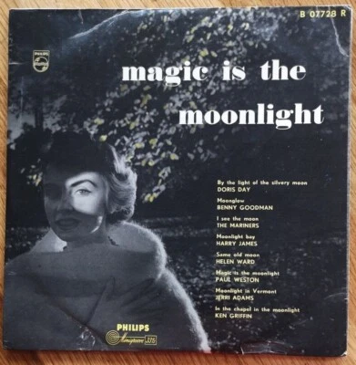 MAGIC IS THE MOONLIGHT - V/A 10"Dutch Comp.Vinyl-LP Philips-Minigroove B07728R - Image 1 of 4