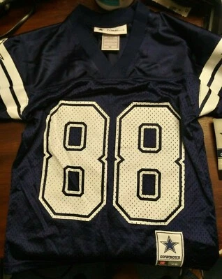 Camiseta retro de los Dallas Cowboys Dez Bryant, #88 NFL para niños, S, mercancía auténtica nueva con etiquetas Foto 1 de 3