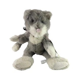 Boyds Bears 1998 colección J.B. Bean 12"" ojos verdes felpa patas de gato brazos movimiento - Imagen 1 de 7